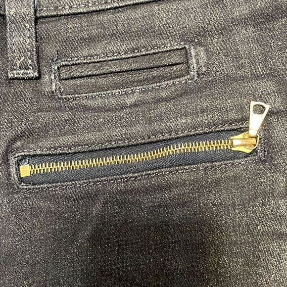 7 For All Mankind coated black skinny jeans, Size 26 - Picture 11 of 13